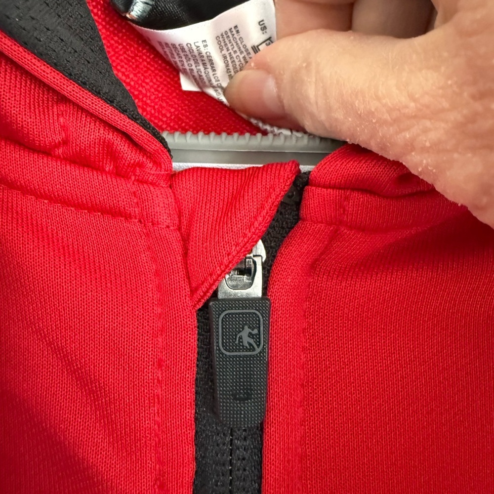 Men's Red Performance Jacket - Picture 4 of 5